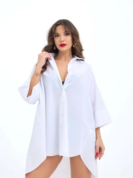 4328 GÖMLEK-BEYAZ ürün görseli