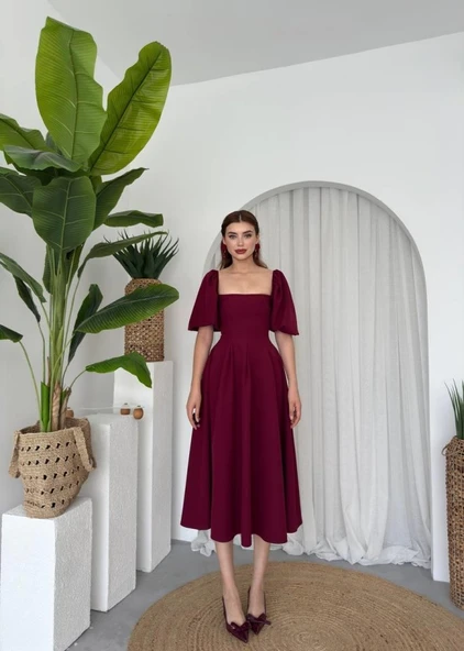 Jama Midi Boy Elbise - Resim 8