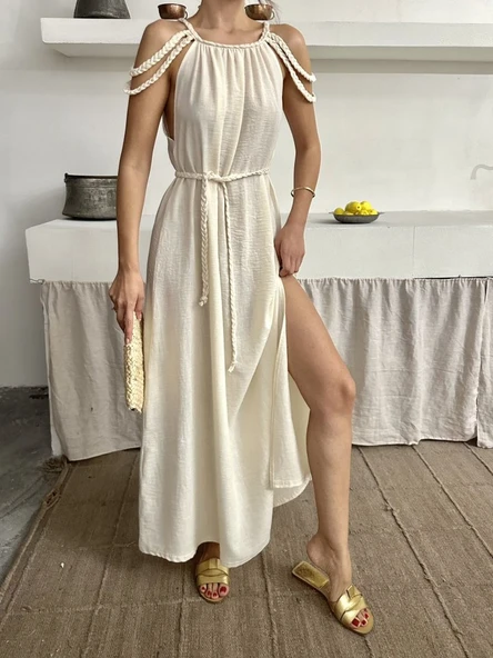 KETEN ELBİSE - Resim 4