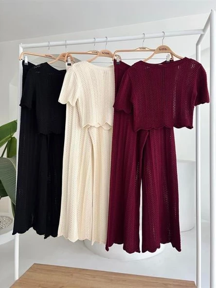 Triko Bluz Pantolon İkili Takım 10084-025 - Resim 9