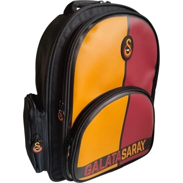 ME 25552 GALATASARAY PARÇALI SUNİ DERİ OKUL ÇANTASI ürün görseli 1