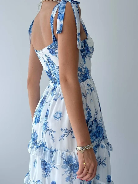 Zemun Bağlamalı Elbise - Resim 5