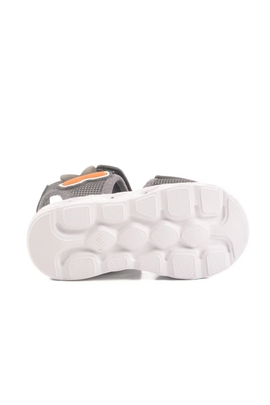 Ayakmod Füme Cırtlı Işıklı Erkek Çocuk Spor Sandalet 018127 P - Resim 5