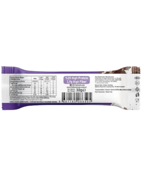 Protein Bar - Duble Kakaolu 32g - Resim 2
