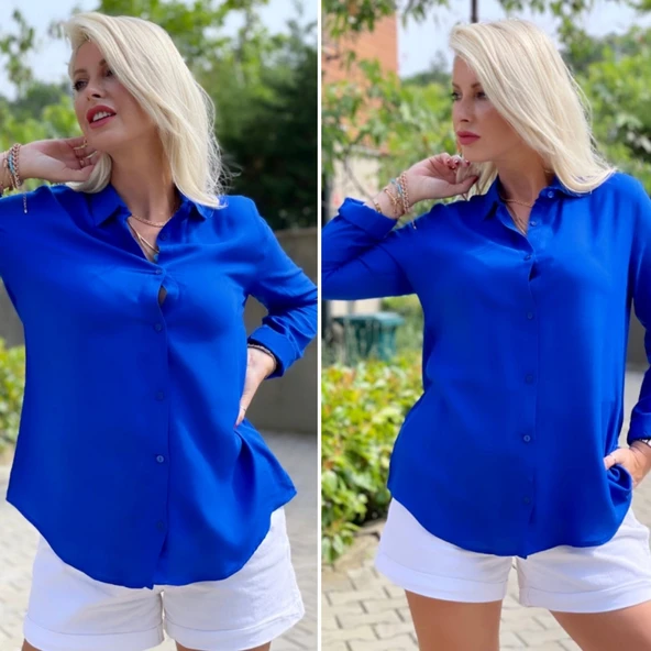 Dokuma Viskon Kumaş Efsane Gömlek - Resim 3