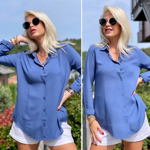 Dokuma Viskon Kumaş Efsane Gömlek - Resim 3