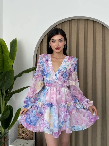 Avellino Sırt Dekolteli Elbise ürün görseli 1