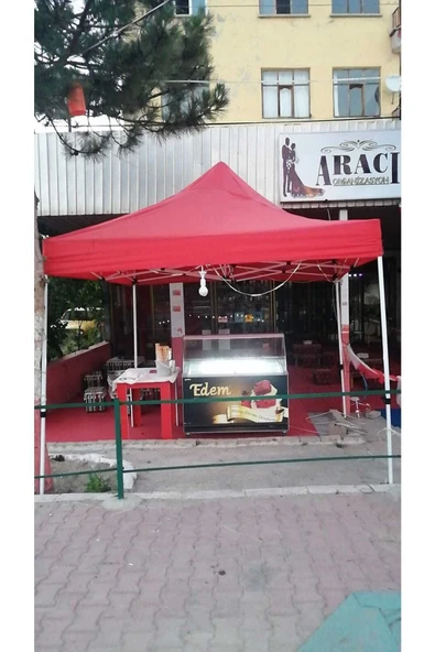 Dilek Branda 3x3 Katlanır A Kalite Çardak Gazebo - 8