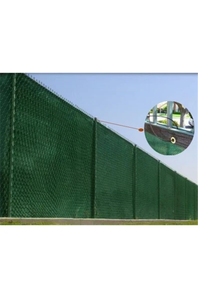 Tel Çit Brandası Branda Gölgelikler Balkon Demirlerine Gölgelik Branda 1x3 - 6