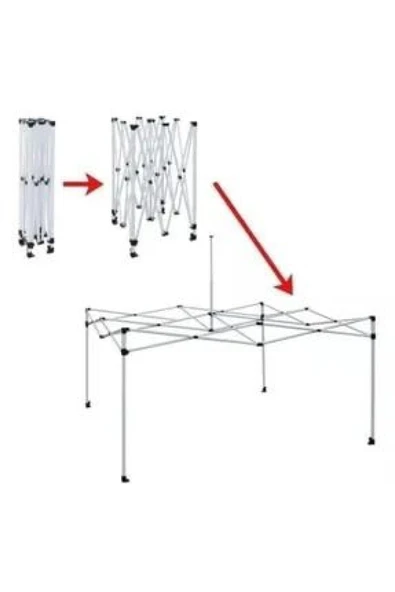 -- TURUNCU--3x3 PORTATİF 1.SINIF KOLAYKURULUM ÇARDAK-TENTE--GAZEBO - 4