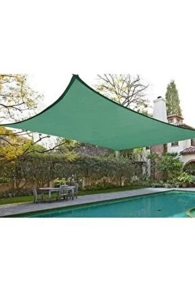 50CM X 6 METRE YEŞİL KENARLARI KOLONLU VE KUŞGÖZLÜ %95 FİLE - 3