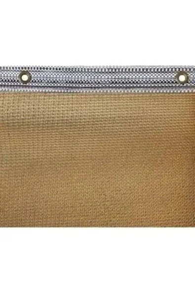 --KREM--1x50mt Gölgelik File %95 Lik Gölgelik Kumaş Kolonlu Kuş Gözlü Çit Brandası ürün görseli 1