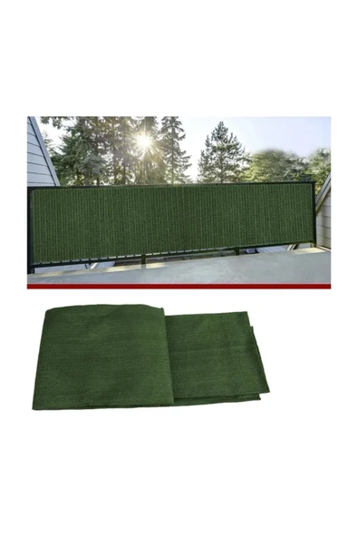 Tel Çit Brandası Branda Gölgelikler Balkon Demirlerine Gölgelik Branda 1x3 - 1