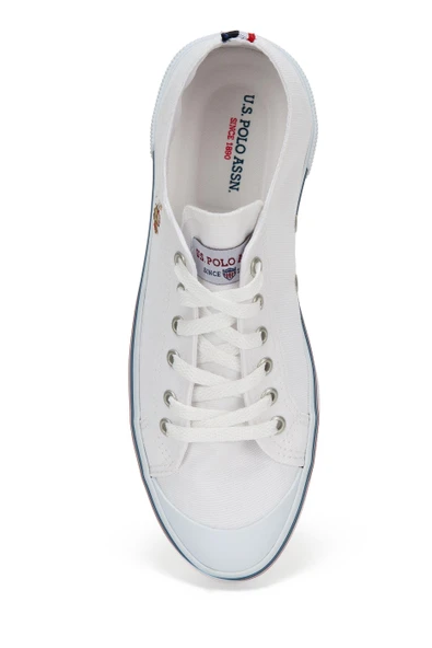U.s Polo ASNN. Erkek Beyaz Ayakkabı - Resim 4