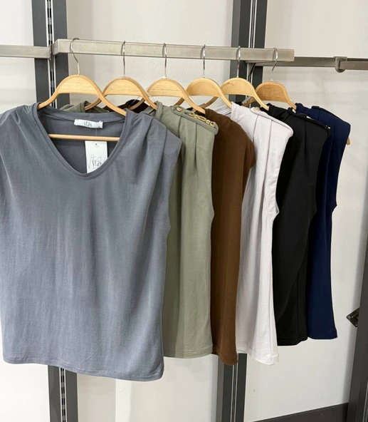 Kadın Vatkalı Düşük Kol Rahat Kesim İkili Takım - Resim 4