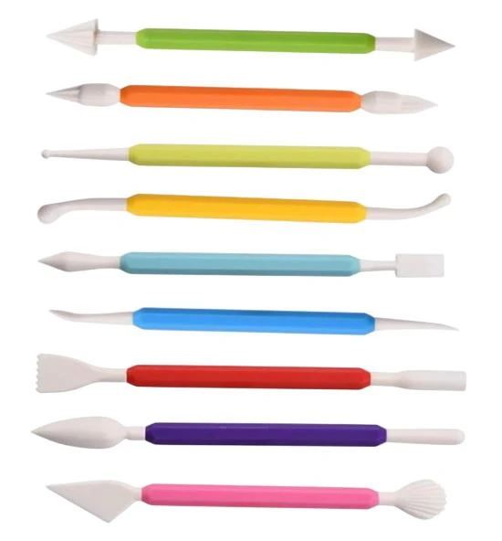 Marzipan Set Şeker Hamuru Şekillendirici 9 Parça ürün görseli