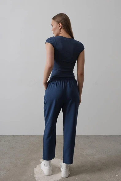 Pantolon - İndigo - Resim 4