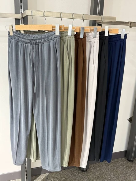 Kadın Vatkalı Düşük Kol Rahat Kesim İkili Takım - Resim 5