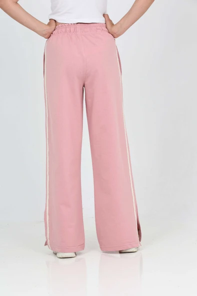 Toontoy Kız Çocuk Boydan Şeritli Eşofman Alt - 11