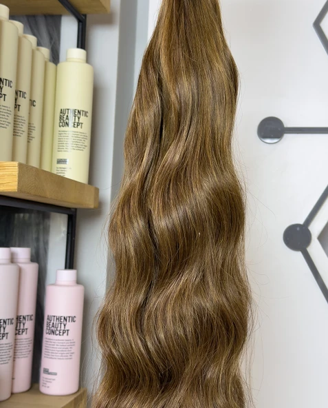 HairPim Professional (0.8 Gr) Dore 50 Adet 70 Cm Yeni Nesil Kaynak Gerçek Saç - 3