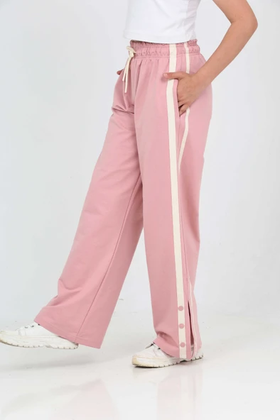 Toontoy Kız Çocuk Boydan Şeritli Eşofman Alt - 7