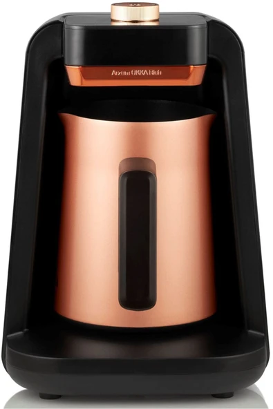 Arzum OK0020 Okka Rich Spin Pro Çelik Cezveli Közde Sütlü Türk Kahve Makinesi - Bakır 5 Fincan