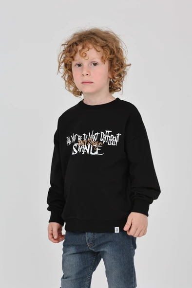 Toontoy Erkek Çocuk Tnty Design Baskılı Sweatshirt - Resim 3