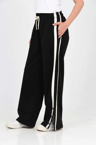 Toontoy Kız Çocuk Boydan Şeritli Eşofman Alt - 3