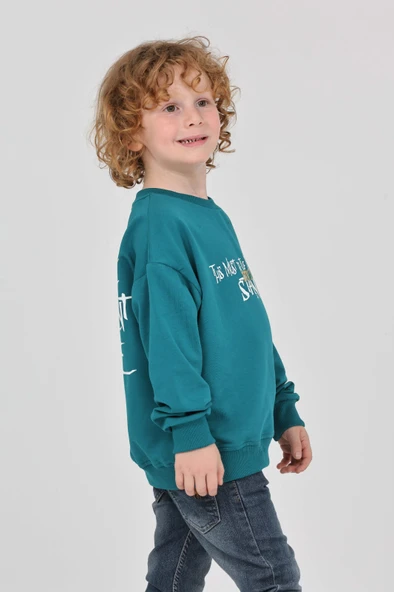 Toontoy Erkek Çocuk Tnty Design Baskılı Sweatshirt - Resim 8