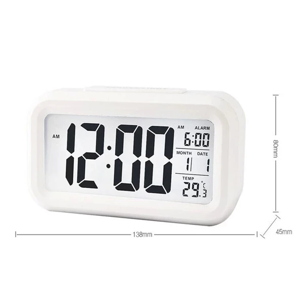 Dijital Alarmlı Masa Saati - 4