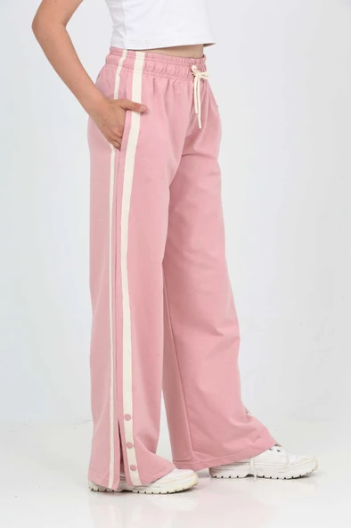 Toontoy Kız Çocuk Boydan Şeritli Eşofman Alt - 10