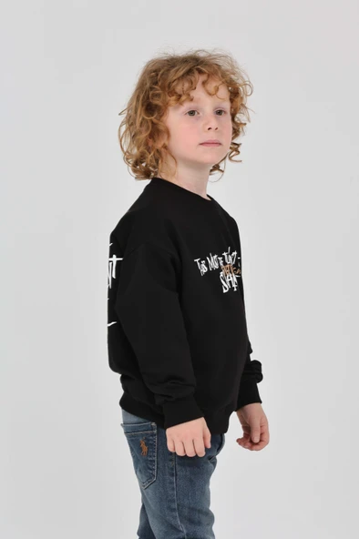 Toontoy Erkek Çocuk Tnty Design Baskılı Sweatshirt - Resim 2