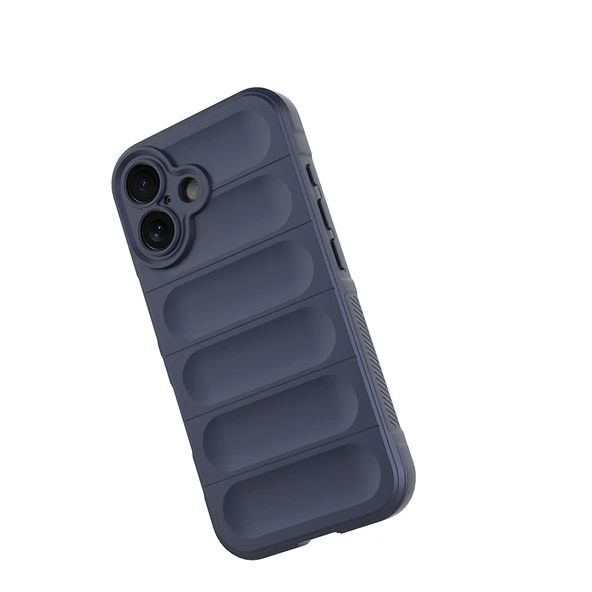 iPhone 16 Uyumlu Kamera Korumalı Oyuklu Lüks Silikon Kapak - 11