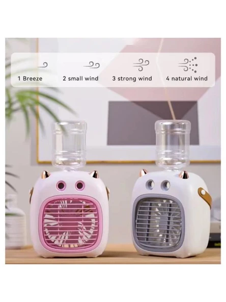 MASAUSTU SARJLI BUHARLI FAN TILKI LEDLI FNX-6624 ürün görseli 1