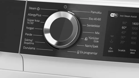 Bosch WGK264Z0TR 1400 Devir 11 kg Çamaşır Makinesi - 3