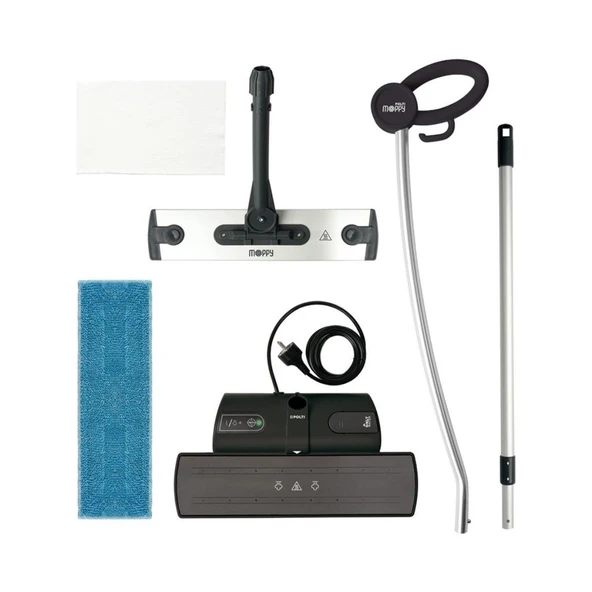 Polti Moppy Black Premium Kablosuz Buharlı Temizleyici Paspas moopyblack - 3