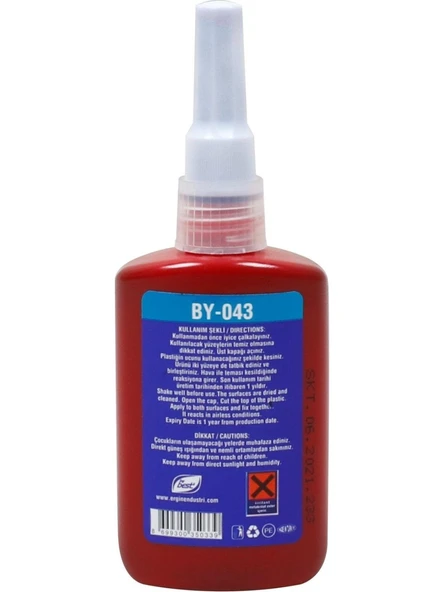ByBest Civata Sabitleyici Orta Yüksek Kuvvet 50ML. BY-043 - Resim 2