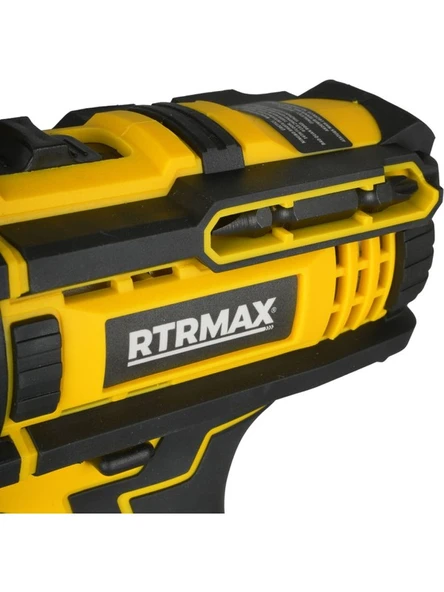 Rtrmax Şarjlı Matkap 26 Nm 2x1.5 Ah Çift Akü X-Lion  RTM340 - Akü Dahil - Resim 4