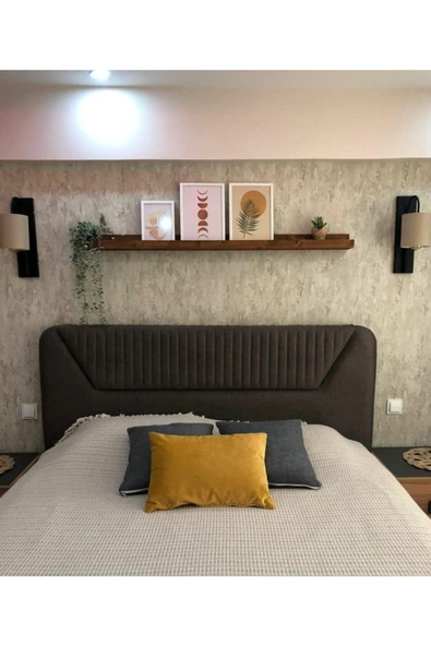 woodretro 150 Cm Çerçeve Rafı Ceviz Renk
