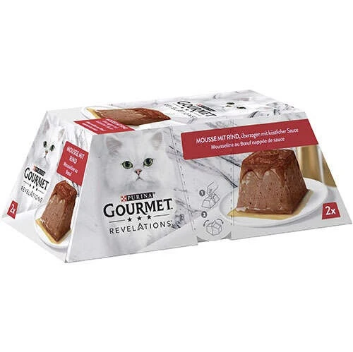 Gourmet Revelations Sığır Etli Kedi Yaş Maması 2 x 57 Gr - 114 Gr - 1