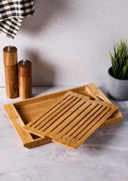 Curtis Izgaralı Bambu Kesme Tahtası - 2