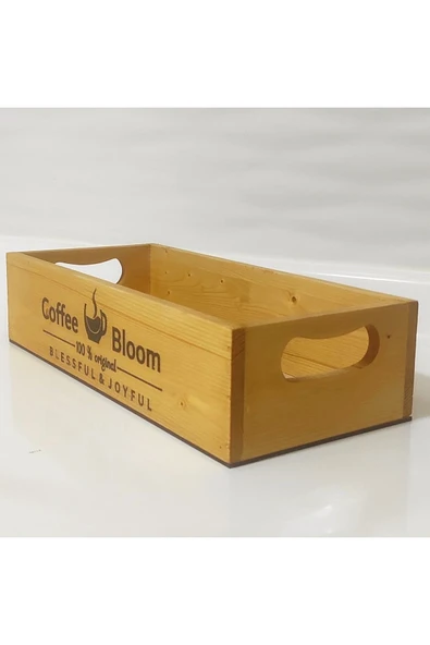 woodretro Ahşap Mutfak Düzenleyici/ahşap Kutu,mutfak Dekorasyon, 35cm X 14cm - 6