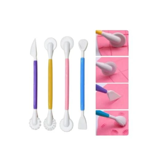 Marzipan Set Şeker Hamuru Şekillendirici Oyma 9 Parça - Resim 2