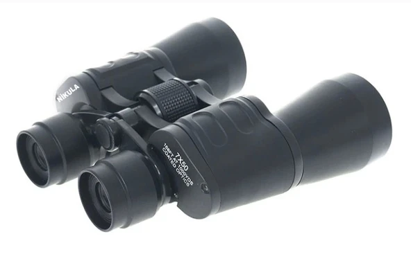 7x50 Kauçuk Kaplamalı Mavı Cam Mercekli Dürbün - 7