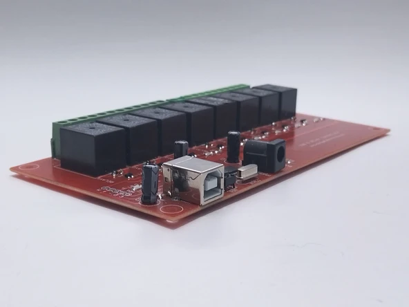 USB Port 8 Röle Kontrol Kartı - Hid / Cdc Com ürün görseli
