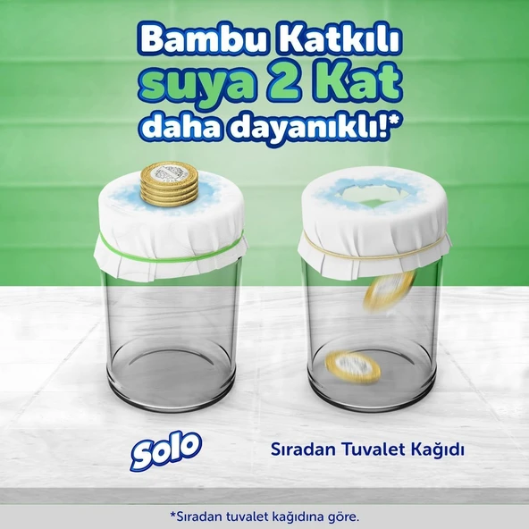 SOLO Tuvalet Kağıdı 48 li Bambu - Resim 2