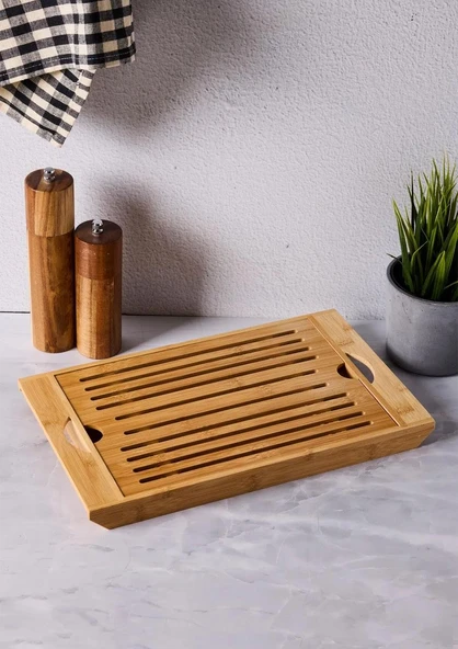 Curtis Izgaralı Bambu Kesme Tahtası