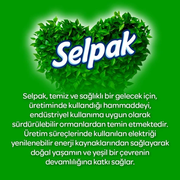 Selpak Extra 40'lı Pamuklu Pudra Kokulu Tuvalet Kağıdı - Resim 3
