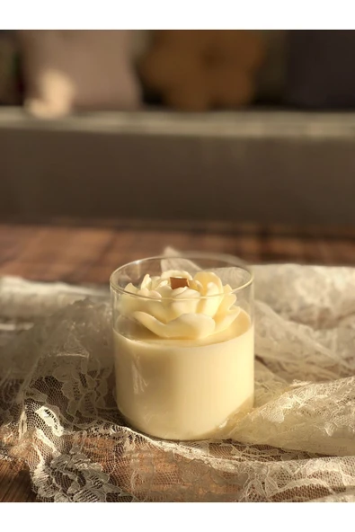 EL YAPIMI AROMATERAPİ SOYA MUM - 1