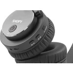 Snopy SN-BT41 Noise Cancelling Kulak Üstü Siyah Bluetooth Kulaklık - 4